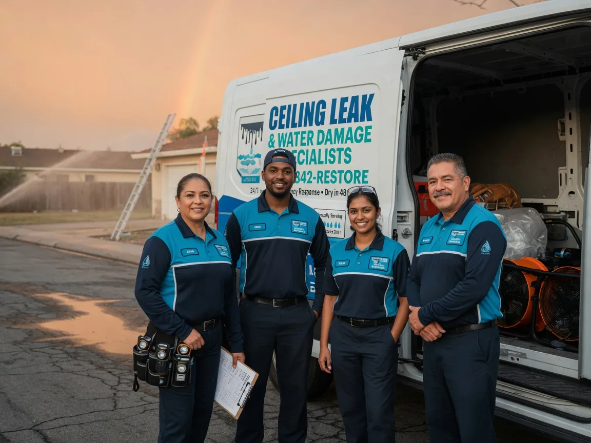 Ceiling Leak Cleanup company in Railroad, PA