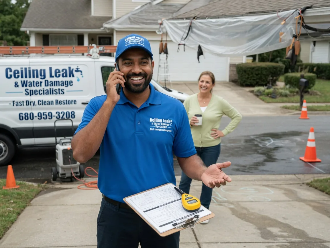 Ceiling Leak Cleanup Railroad, PA FAQs